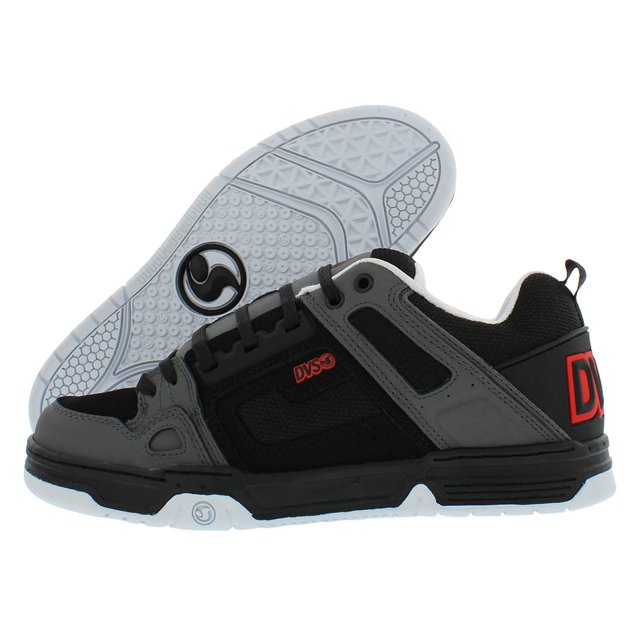 Zapatos DVS Comanche Skate para hombre, negro, antracita y rojo nobuck