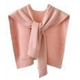 thumbnail image 6 of Skin-Touching Versatile Lady Knitted Thin Shoulder Costume Shawl Fake Lapel K6O9, 6 of 6