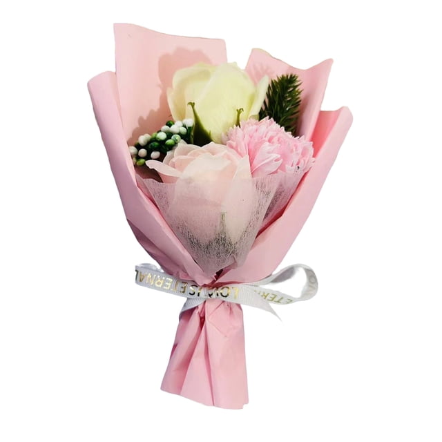 Ramo de flores preservadas para mujer, ramo de rosas artificiales eternas para San Valentín, Día de la Madre, Navidad, cumpleaños