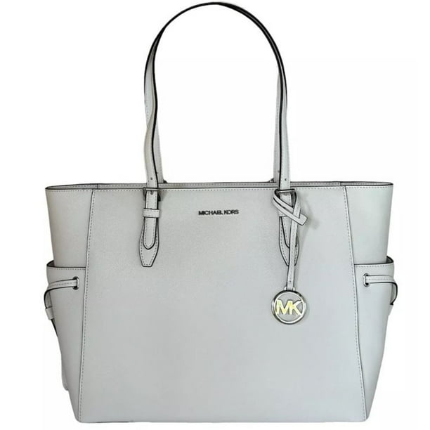 Michael Kors Bolso Tote Grande Gilly para Mujer, de Piel Saffiano, Color Blanco Óptico, 35S1S2GT7L-optic