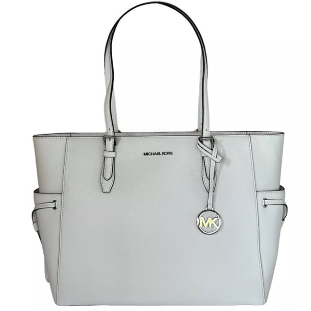 Michael Kors Bolso Tote Grande Gilly para Mujer, de Piel Saffiano, Color Blanco Óptico, 35S1S2GT7L-optic
