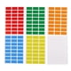 thumbnail image 3 of 6pcs Rectangular Color Coding Stickers Rectángulo Etiquetas autoadhesivas para etiquetas (1728), 3 of 7