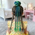 thumbnail image 6 of Box Braids Crochet Hair Crochet Box Braids Pre-looped Synthetic Hair Crotchet Box Braids Hair 22 Inch (Please refer to the picture for the color), 6 of 8