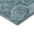 thumbnail image 4 of Addison Rugs Mayfield Washable Transitional Paisley Turquoise Rectangle Rug, 9' x 12', 4 of 6