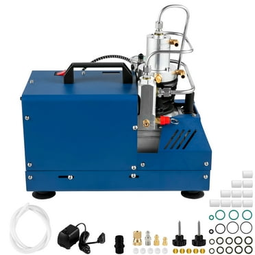 KFFKFF High Pressure Air Compressor 1800W 4500PSI/30MPA/300BAR High Pressure Compressor 110V Automatic Stop Air Gun Compressor