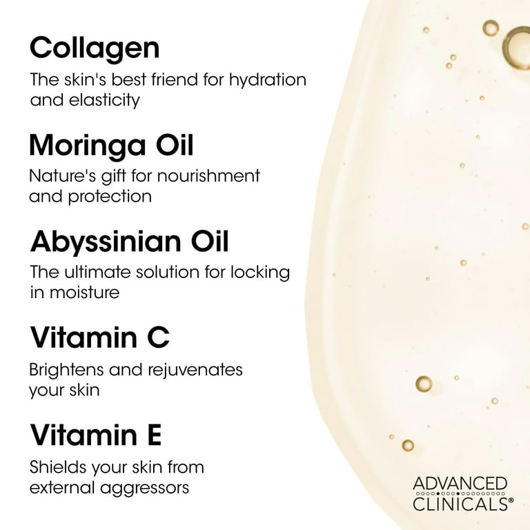 Advanced Clinicals Lifting Collagen Body Oil 3.8 Fl Oz – Pure Valley