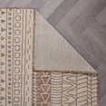 thumbnail image 4 of World Rug Gallery Contemporary Geometric Bohemian Textured Flat Weave Indoor/Outdoor Area Rug - BROWN 5' X 7', 4 of 9