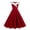 Red, variant on Staron Women's Vintage Off Shoulder Sleeveless Cocktail Dress A-Line Color Long Dress, Red XL
