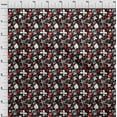 thumbnail image 4 of oneOone Silk Tabby Maroon Fabric Poker Card Fabric For Sewing Printed Craft Fabric By The Yard 42 Inch Wide, 4 of 4