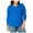 blue - seacaptain, variant on Style & Co. Womens Waffle Knit Pullover Blouse, Black, 2X