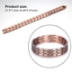thumbnail image 2 of Brazalete geométrico Minnieouse para hombre cobre cadenas de trigo moda Retro, 2 of 6