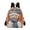 Snowmen with colorful Sequins Hat, variant on Mini Backpack Purse for Women Quilted Casual Daypack Small Travel Shoulder Bag, Snowmen with Colorful Sequins Hat