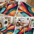 thumbnail image 5 of 3'x5' Area Rugs, Vintage Geometric Indoor Outdoor Area Rug for Living Room Bedroom, Modern Minimalist Abstract Art Washable Bathroom Rugs Kitchen Floor Carpet Mats Home Decor Aesthetic, 5 of 8