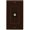 Brown, variant on RiteAV - 1 RCA White for Subwoofer Audio Port Wall Plate Decorative - White