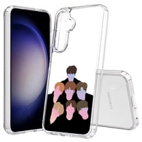 TalkingCase Slim Fit Phone Case Compatible for Samsung Galaxy S25  Plus(Not S25/ S25 Ultra), KPOP Bangtan 8 Print, Lightweight,Flexible, USA Print