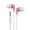 Pink, variant on LQXZWJY Wired Earbuds,【Ultra Clear Calls & no Noise】 Headphones Earbuds Wired 3.5mm, in-Ear Earphones with Mic,【1 Pack】