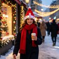 thumbnail image 3 of 2026 Christmas Indoor Home Decor Christmas LED Light Up Santa Hat Elks And Snowman Series, 3 of 4