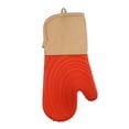 thumbnail image 2 of TIMIFIS Baking Anti Scalding Mitten Silica Gel Insulation Gloves Microwave Scalding Proof Gloves Kitchen High Temperature Proof Gloves Thick Microwave Baking Gloves Kitchen Gadgets, 2 of 6