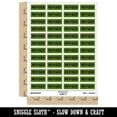 thumbnail image 2 of Revised Double Border Sticker Set - Light Green - Matte Finish - 1.25" Mini, 2 of 7