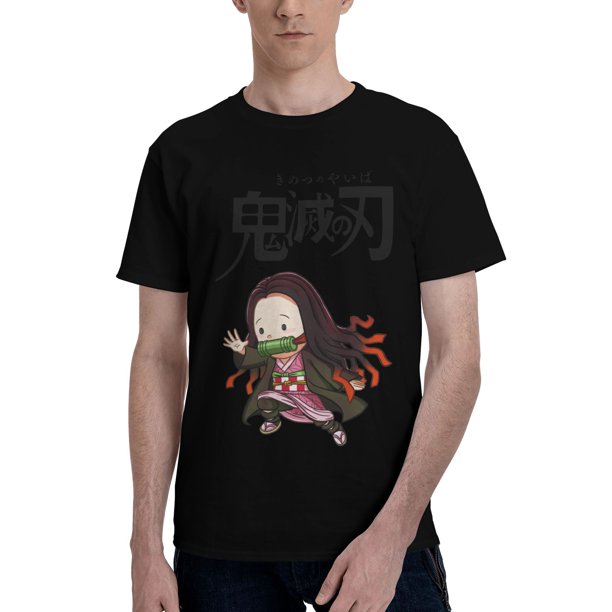 Camiseta de Manga Corta para Hombres Kimetsu no Yaiba