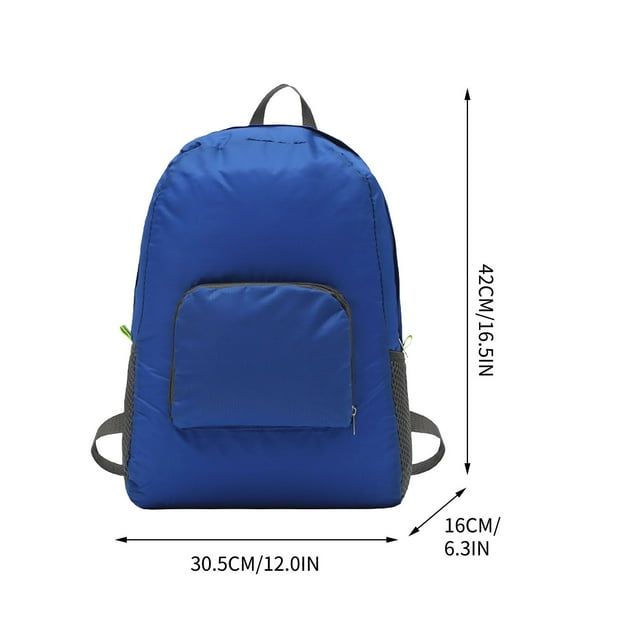 Sac à Dos Léger et Pliable Sac à Dos Étudiant Couleur Fluorescente Minimalisme