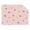 Pink-rose Bow Print, variant on 31"x41" Super Soft Blanket with Double Layer Dotted Backing Cozy Dotted Fleece Blanket, Mint-pink Bow Polka Printed