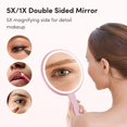thumbnail image 2 of Fancii Cami 4-in-1 Lighted Vanity Mirror (Pink), 2 of 9