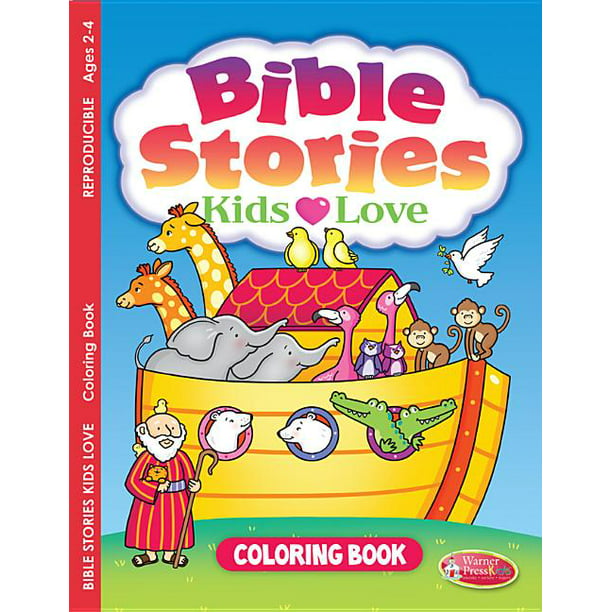 Bible Stories Kids Love : Coloring Book for Ages 2-4 (Pack of 6) (Other ...