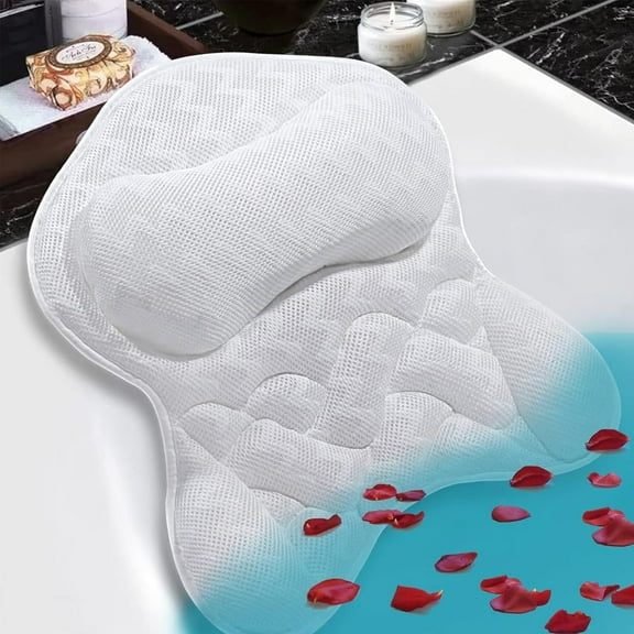 Yiliangx Bath Pillows Tub Pillows Bath Back Cushion Spa,Bathtub Pillow for Women Men,Spa Pillow for Head Neck Back Relieve Stress