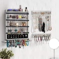 thumbnail image 2 of QILICHZ Wall Jewelry Organizer 3Pcs Jewelry Organizer Wall Mounted Hanging Jewelry Organizer White, 2 of 7