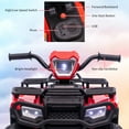 thumbnail image 3 of Luku 12V Kids Ride on ATV, Battery-Operated 4 Wheeler for Ages 3-6 with Led Lights, High/Low Speed Settings, Music, USB Connectivity, forward & Backward Motion - Ride-On Quad for Boys&Girls, 3 of 6