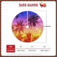 thumbnail image 2 of Sikiie Palm Trees at Sunset Nativity Christmas Tree Skirt, Jesus Christian Winter Holiday Tree Mat Decoration(30-48IN)36", 2 of 6
