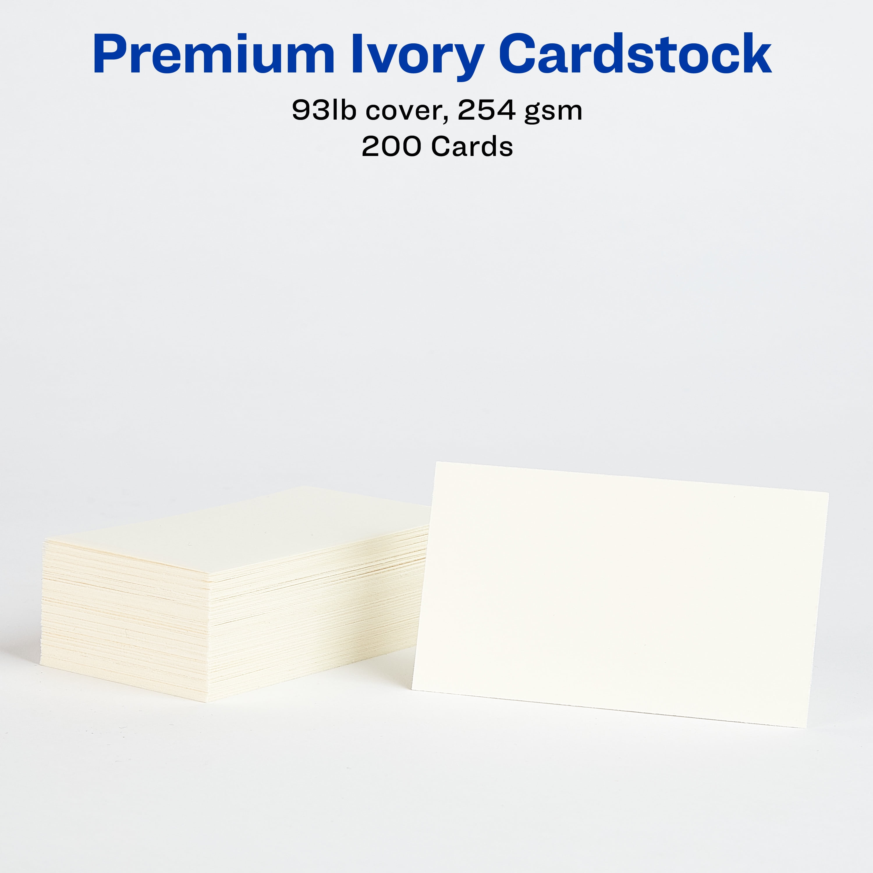 Avery Clean Edge Business cards, Ivory - 10/sheet, 200/pack