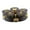 dark gray, variant on Esquirla Divided Serving Tray 5 Compartment Portable Candy and Nut Dishes Rotatable Snack Platter for Sweets Cookies Table Centerpiece transparent