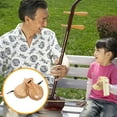 thumbnail image 3 of 2pcs Traditional Castanet Wood Spanish Castanets Flamenco Dance Castanets With String Hand Clapper Orff Music Instrument Percussion Wood Instruments, 3 of 9