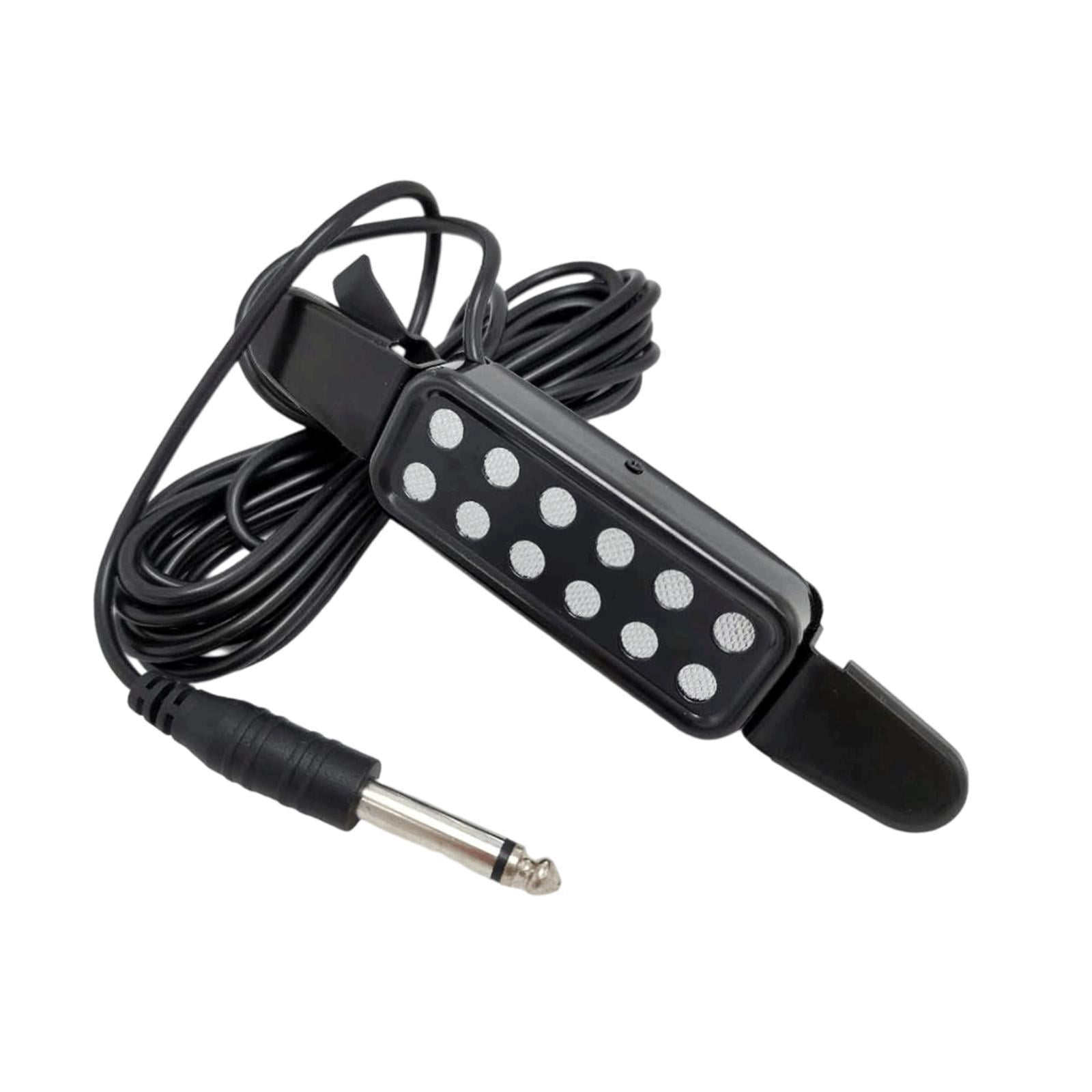 Soundhole Guitar Pickup Electric Transducer Durable Metal for Player Amplifying on Stage Acoustic Guitar
