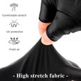 EZSZQWL Enhanced Ultimate Fingerless Manicure Gloves with Superior UV