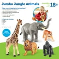 thumbnail image 7 of Learning Resources Jumbo Jungle Animals, Preschool Learning Toy, Gifts for  Boys Girls, Ages  18 Months +, 7 of 7