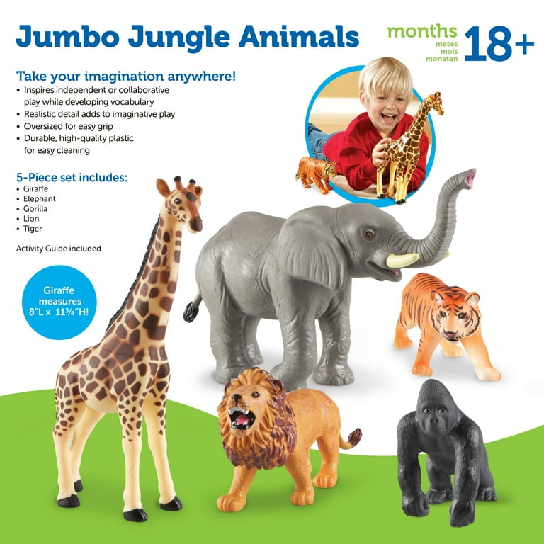 Figuras De Animales Jumbo Safari: Juego Realista De Juguetes | Envío Gratis