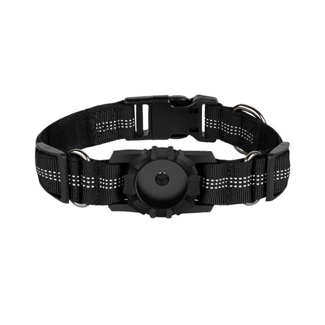 Dsseng Waterproof Reflective Dog Collar Adjustable Collar Protective Collar for Airtag for Small Medium Large Dogs