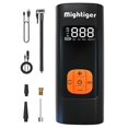 thumbnail image 1 of Bomba de aire Mightiger, inflador portátil de neumáticos, 150 psi, 20 V, color negro, 1 of 9