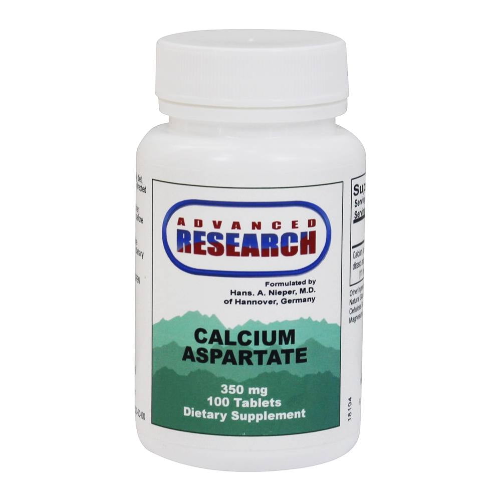 Calcium Aspartate Anhydrous Tablets Uses In Hindi Advanced Research - Calcium Aspartate 350 mg. - 100 Tablets - Walmart