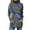 Blue, variant on Somuwie Women's Fashion Printed Long Sleeve Printed Turtleneck Top T-shirt