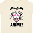 thumbnail image 4 of Inktastic I Really Love Anime with Cute Anime Cat and Hearts Boys or Girls Toddler T-Shirt, 4 of 5