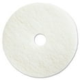 thumbnail image 2 of Genuine Joe Polishing Floor Pad 16" Diameter - 5/Carton x 16" Diameter x 1" Thickness - Resin, Fiber - White, 2 of 2