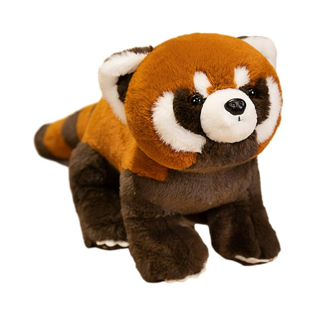 HILABEE Red Panda Plush Adorable Decorative Comfortable Soft Creative Lifelike Plushies