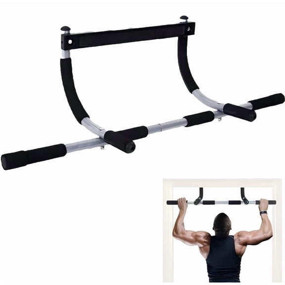 Doorway Pull Up Bar - Max 330 lbs Capacity Portable Chin Up Bar for Upper Body Home Workout & Strength Training