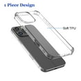 thumbnail image 2 of for iPhone 16,16 Pro,16 Plus,16 Pro Max Case Clear ,Shockproof Full Protection Soft TPU Bumper Ultra-Thin Slim Fit Protective Phone Case for Apple iPhone 16 Pro Max 6.9" 2024, 2 of 6