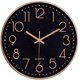 thumbnail image 1 of Reloj de pared moderno, de cuarzo, silencioso, de 12 pulgadas / Segundero de barrido silencioso sin tictac JFHHH pequeña, 1 of 5