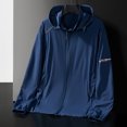 thumbnail image 2 of Levmjia Men's UPF50+ Sun Protection Hoodie Nylon Spandex Lightweight Jacket Quick-Dry Outdoor Windbreaker Fishing Hiking Skin Coat Breathable Hooded Jacket M-5XL, 2 of 4